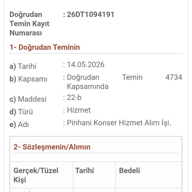 Altınordu Belediyesi'nin konser için imzaladığı sözleşme belli oldu: 3 mily...