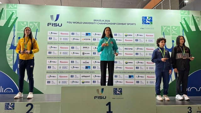 BUÜ'lü milli sporcudan uluslararası başarı