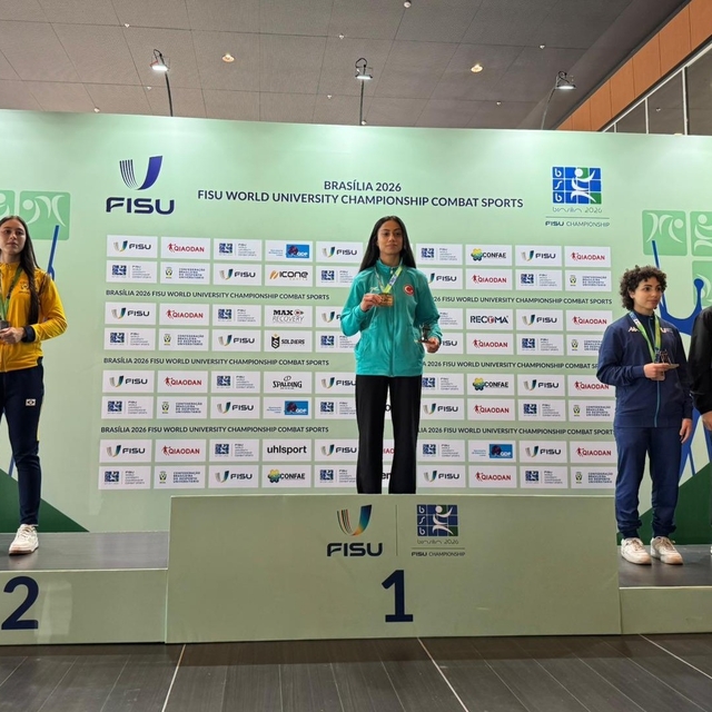 BUÜ'lü milli sporcudan uluslararası başarı