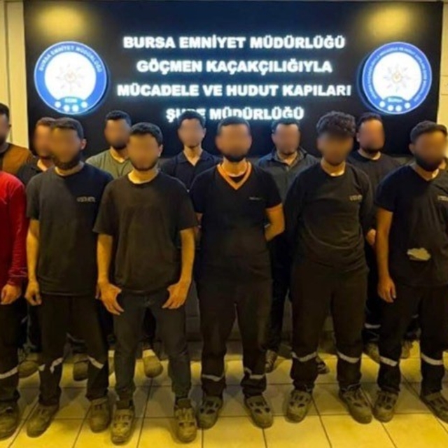 Bursa'da kaçak göçmen işçi operasyonu: 2 organizatör yakalandı