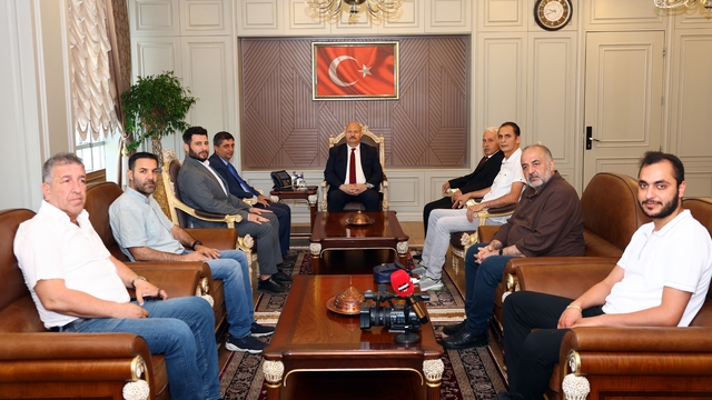 AGAD yönetiminden Vali Abdullah Küçük'e hayırlı olsun ziyareti