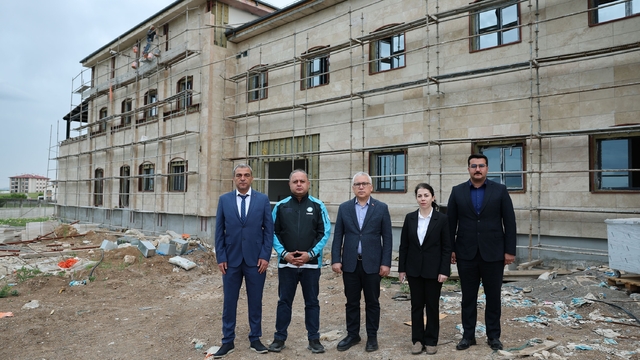 Hafik Devlet Hastanesi inşaatında sona yaklaşıldı
