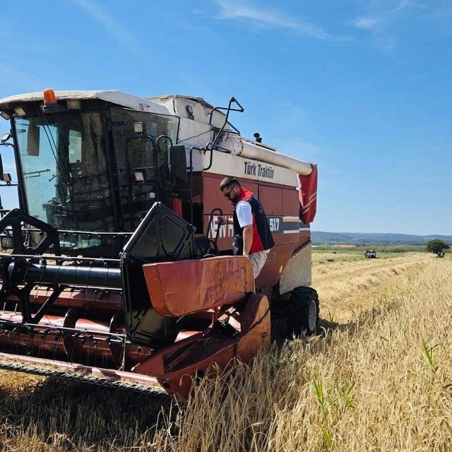 Ayvacık'ta biçerdöver denetimi yapıldı