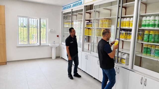 Şuhut'ta ilaç ve gübre bayilerine yönelik denetim