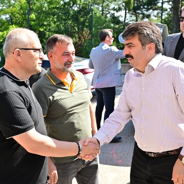 Yıldırım Belediye Başkanı Oktay Yılmaz, muhtarlarla bir araya geldi
