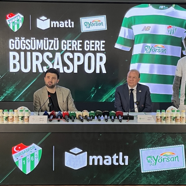 Bursaspor, 70 milyonluk sponsorluğuna imza attı