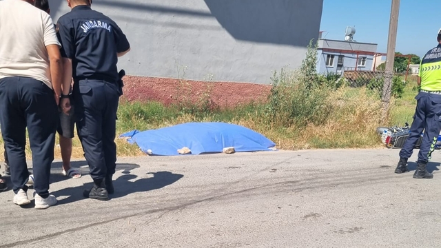 Tırla çarpışan motosikletin sürücüsü hayatını kaybetti