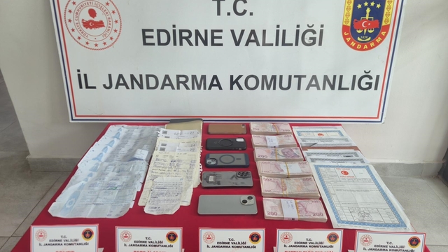 Edirne'de tefecilik operasyonu: 6 gözaltı