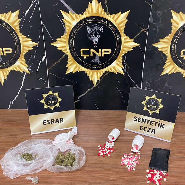 Çanakkale'de uyuşturucu taciri 4 şüpheli tutuklandı