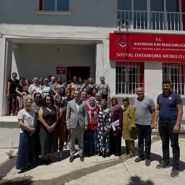 Bayındır'da üreten kadınlara anlamlı tören