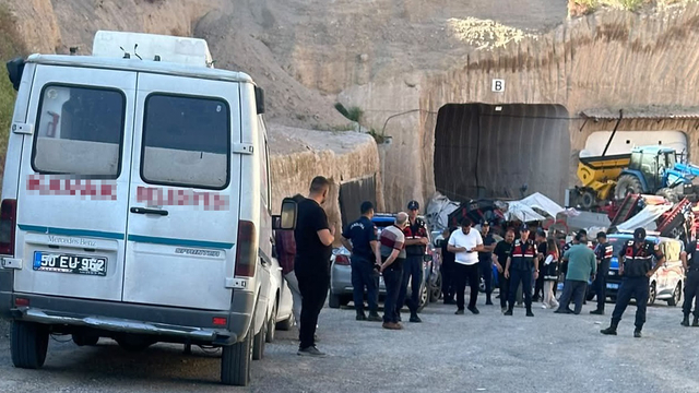 Nevşehir'de devrilen forkliftin sürücüsü öldü