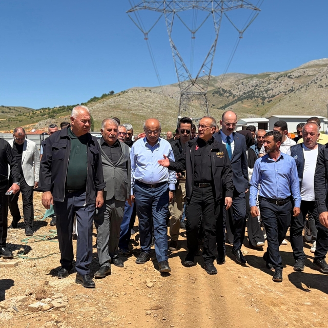 Malatya Valisi Yavuz ile Başkan Er, Doğanşehir'de incelemede bulundu