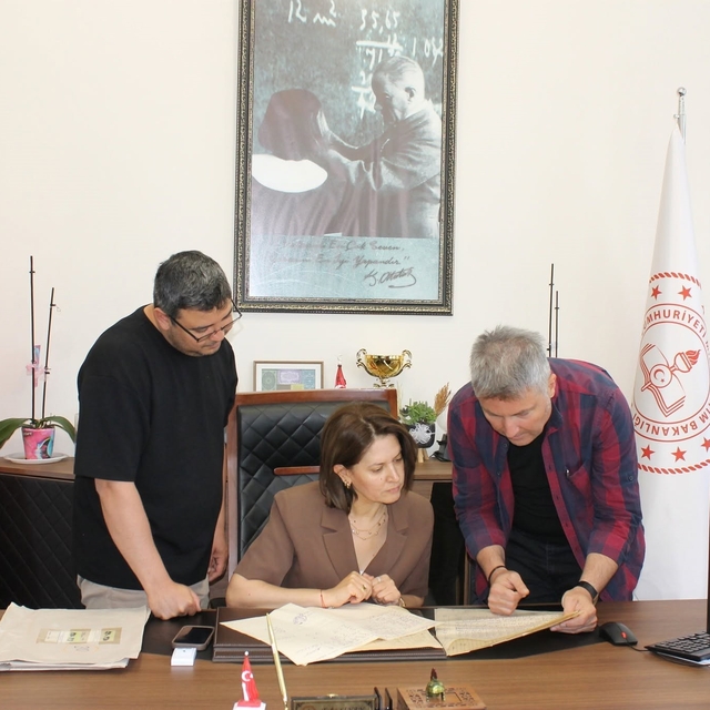 Altıntaş'ta Maarif Arşivi çalışmaları sürüyor