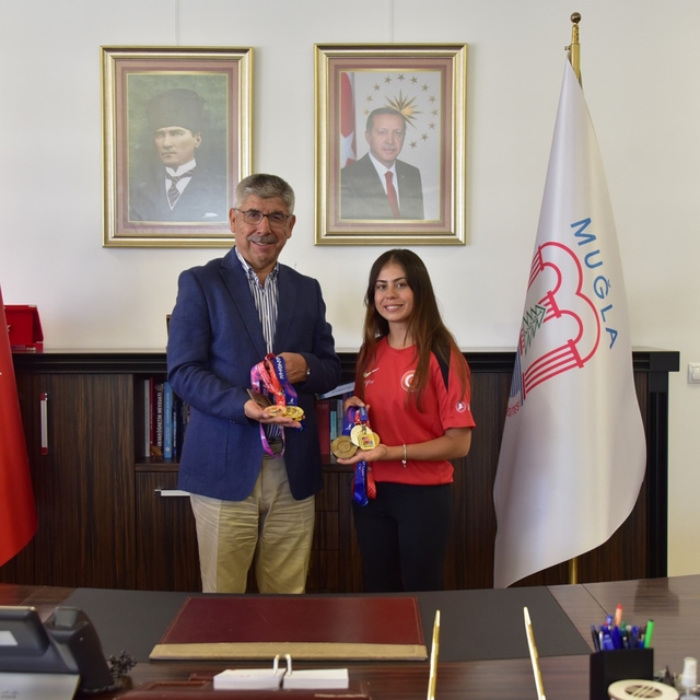 MSKÜ'lü milli sporcu Burun'dan madalya ziyareti
