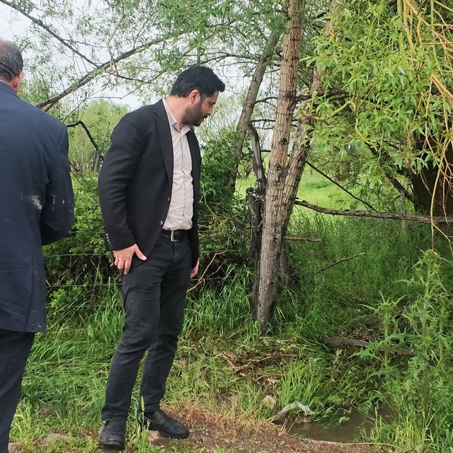 Ulaş'ta AK Parti İlçe Başkanı Karacalar yağıştan etkilenen köyleri ziyaret...