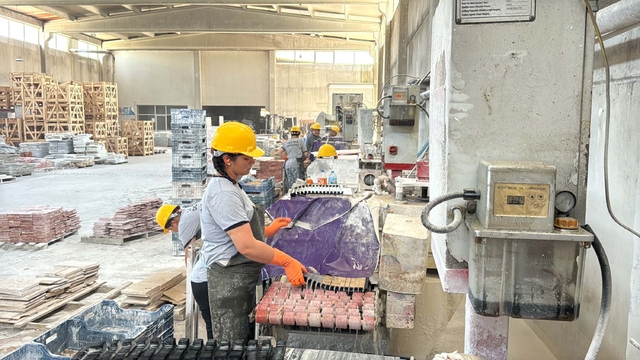 Mermer atıkları, kadınların elinde 2 milyon dolarlık ihracata dönüşüyor