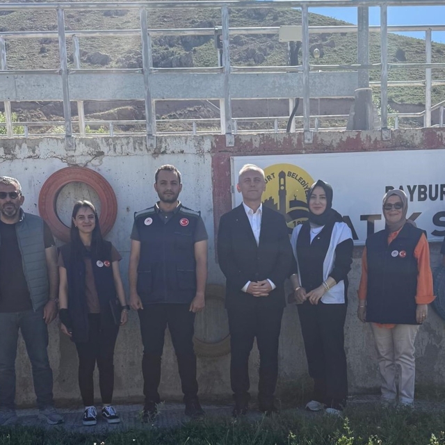 Bayburt Belediyesi Atık Su Arıtma Tesisi denetlendi