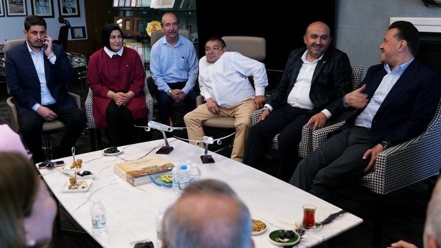 AK Parti İl Başkanı Gürhan Albayrak, kutsal topraklardan dönen Hatipoğlu'nu ziyaret etti