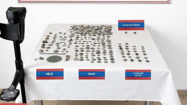 Yozgat'ta tarihi eser nitelikli objeler ele geçirildi