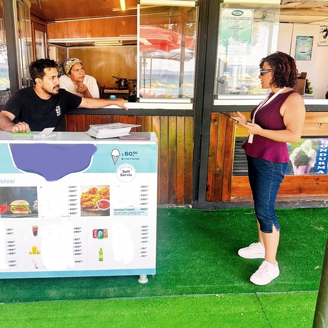 Gelibolu'da işletmelerde tütün denetimi yapıldı