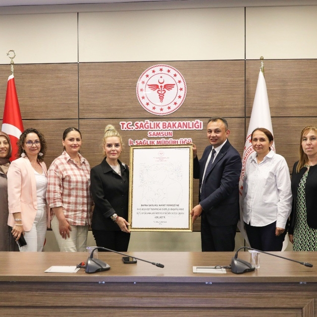 Bafra Sağlıklı Hayat Merkezi "Bebek Dostu" ünvanı aldı