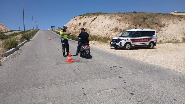 Kilis'te motosiklet sürücülerine özel denetim