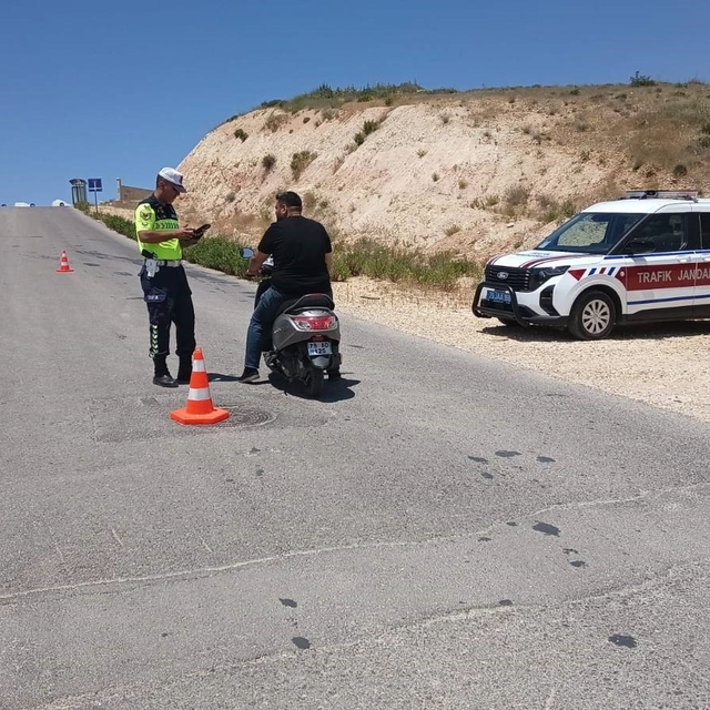 Kilis'te motosiklet sürücülerine özel denetim