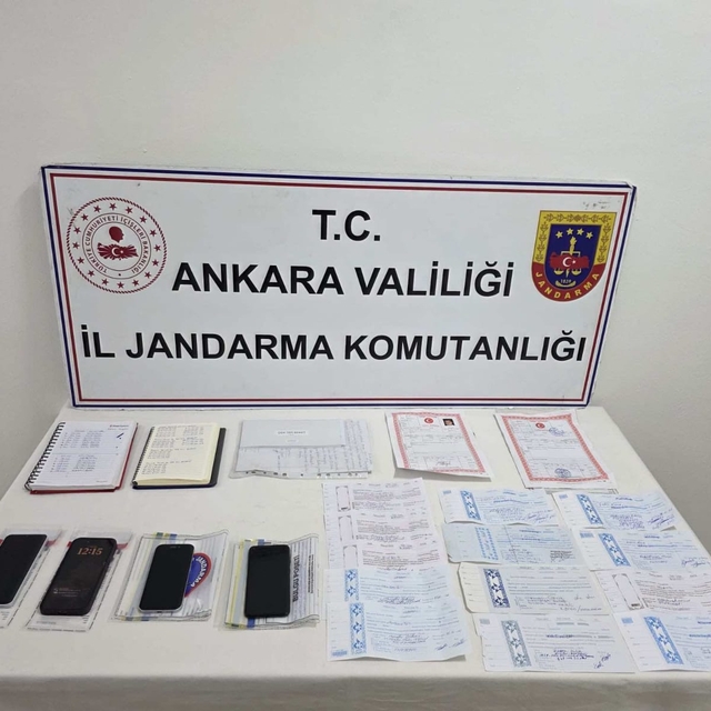 Başkentteki tefecilik operasyonunda 5 şüpheli yakalandı
