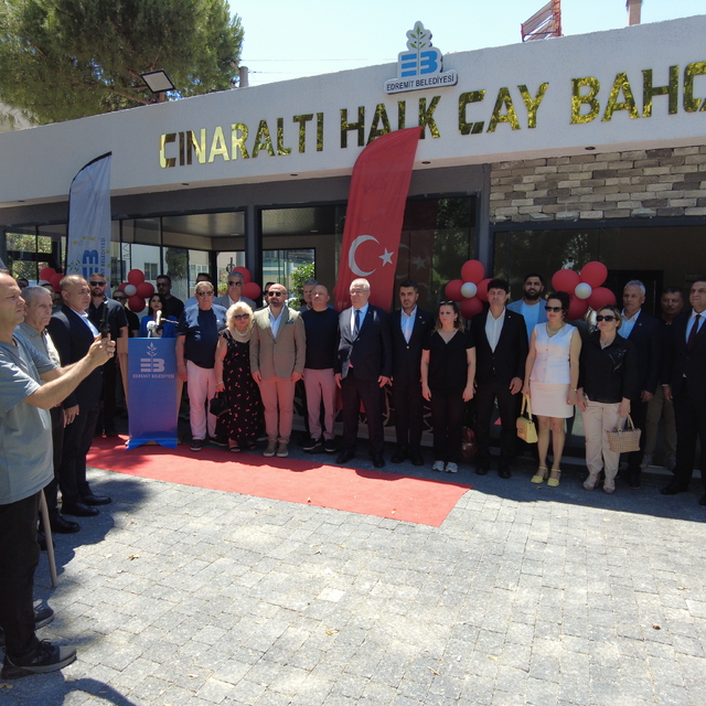 Edremit'te kent lokantası, kafe ve çay bahçesi açıldı