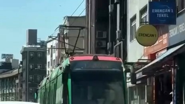 Tehlikeli yolculuk kamerada