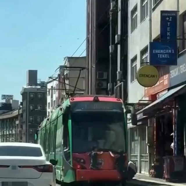 Tehlikeli yolculuk kamerada