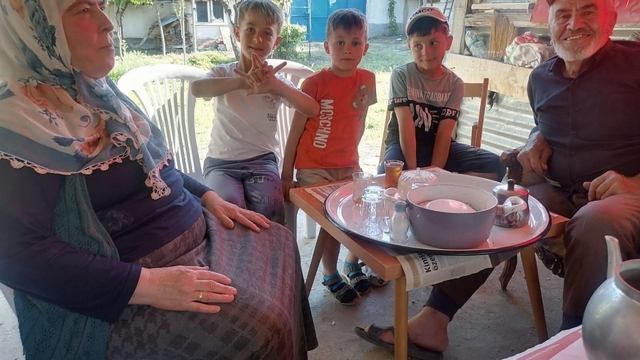 Minik kalplerden vefa dolu ziyaret