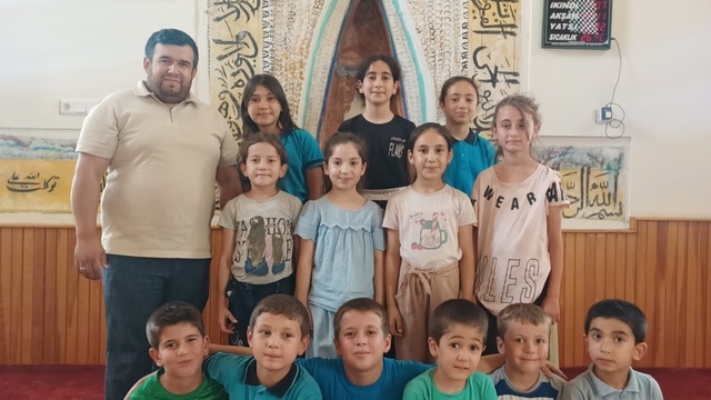 Koçarlı'da öğrenciler camide buluştu