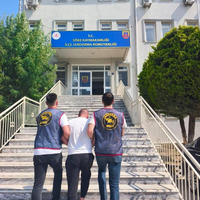 Söke'de 8 yıl hapis cezası ile bulunan hükümlü yakalandı