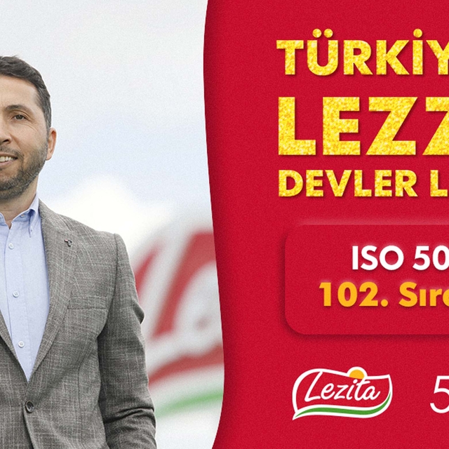 Lezita, 'İSO 500 Araştırması'nda 102'nci sırada yer aldı