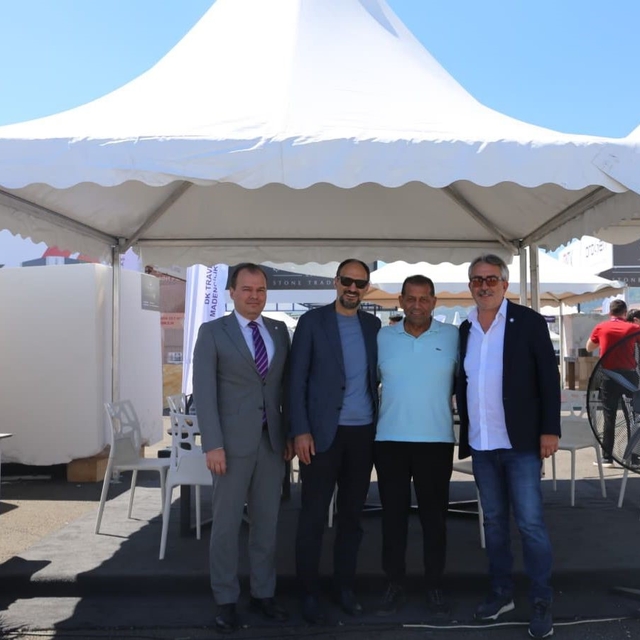 Denizlili mermerciler, Afyonkarahisar Blok Mermer Fuarında yerini aldı