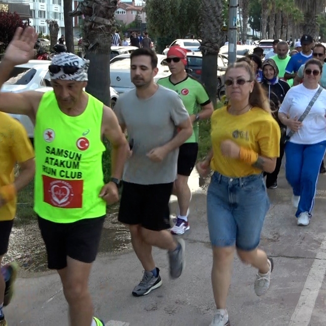 Organ bağışına dikkat çekmek için farkındalık koşusu