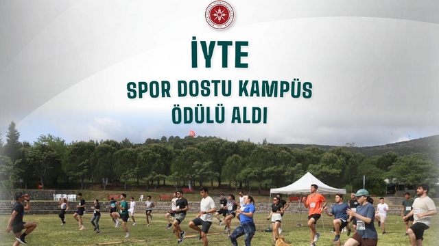 İYTE'ye 'spor dostu kampüs' ödülü