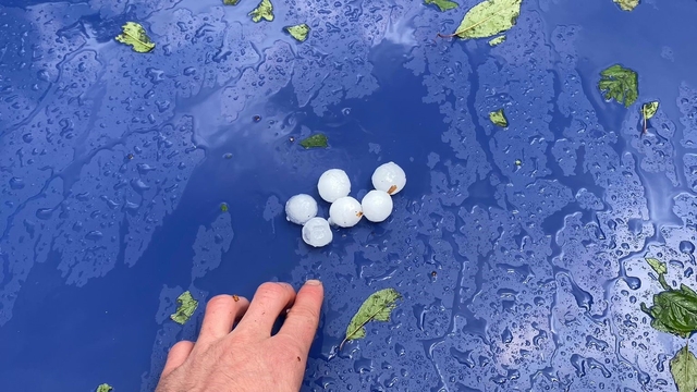 Kastamonu'da dolu yağışı etkili oldu