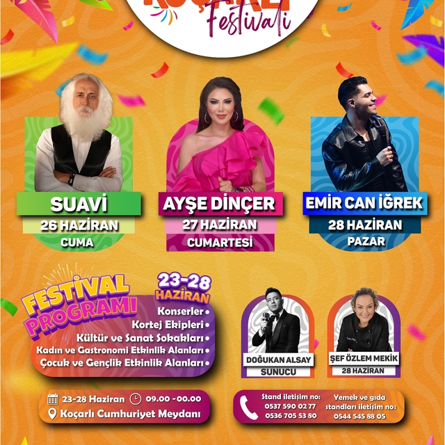 Koçarlı'da 6 gün sürecek festival için geri sayım başladı