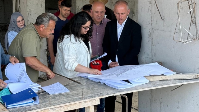 Bayburt'taki şantiyelerde yapı denetimi yapıldı
