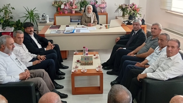 Taşımacı esnafından Ulaşım Daire Başkanı Yel'e hayırlı olsun ziyareti