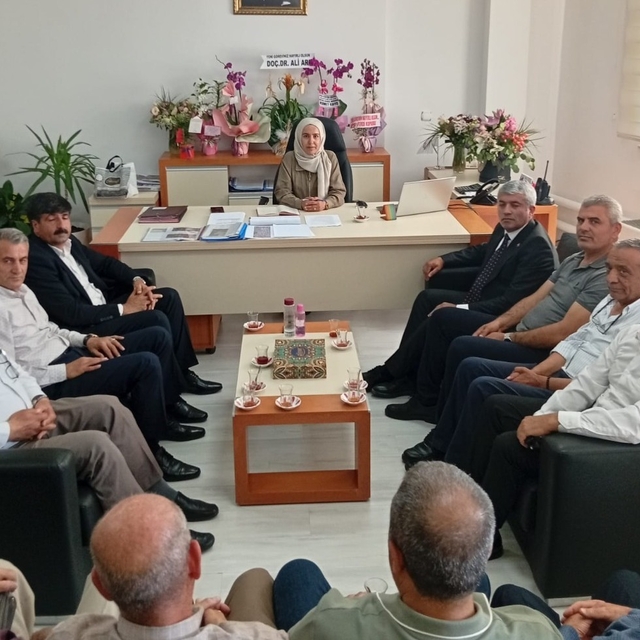 Taşımacı esnafından Ulaşım Daire Başkanı Yel'e hayırlı olsun ziyareti