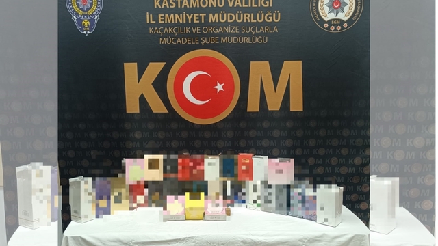 Kastamonu'da kaçakçılık operasyonu