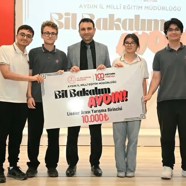 Aydın Fen Lisesi il birincisi oldu