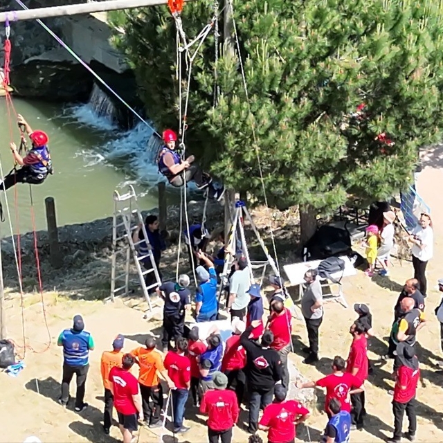 Afet kahramanları eğitim kampında buluştu