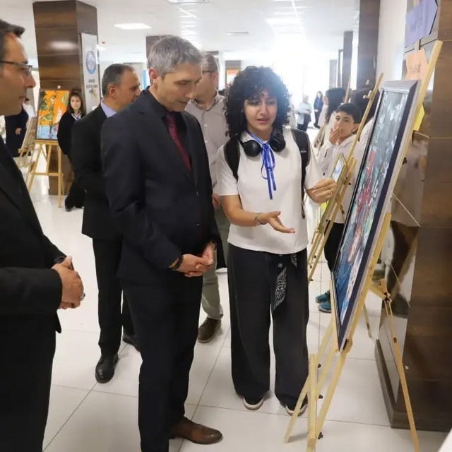 Bayburt BİLSEM öğrencilerinden yıl sonu sergisi