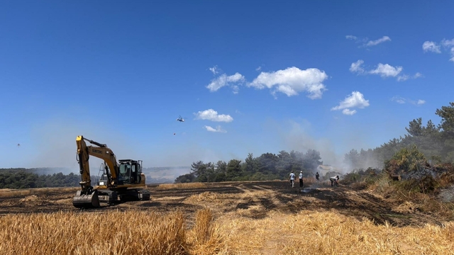 Çanakkale'de orman yangını (2)