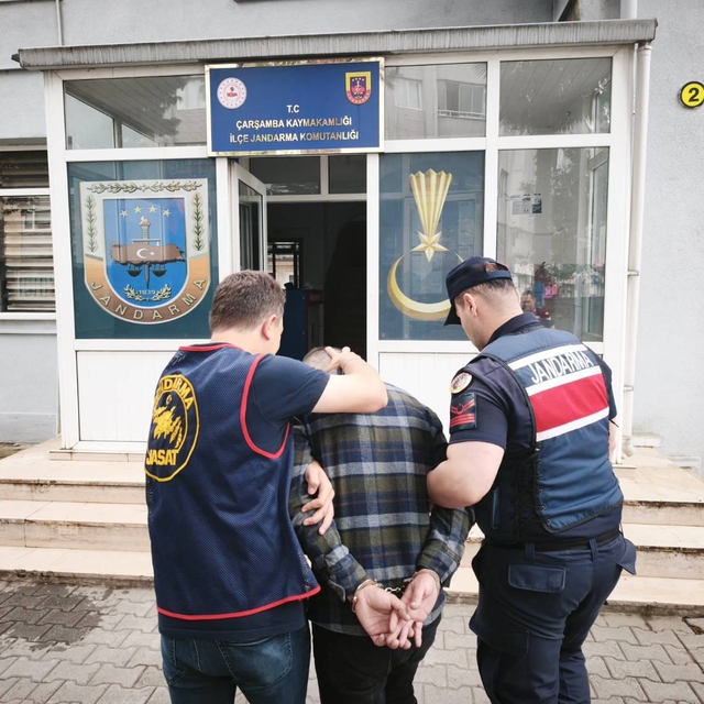 Samsun'da 16 yıl 3 ay hapis cezası bulunan hükümlü yakalandı