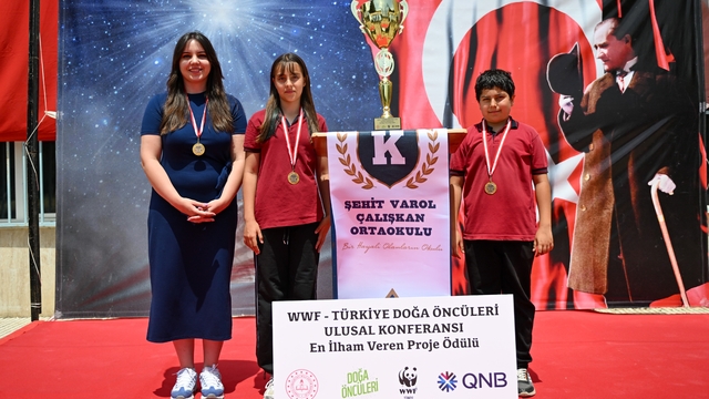 Öğrencilerden ödül getiren proje